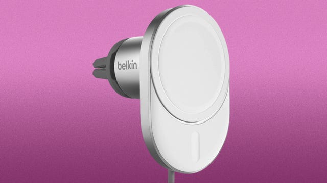 O carregador de carro sem fio BoostCharge Pro da Belkin oferece carregamento de 15 W para iPhones MagSafe